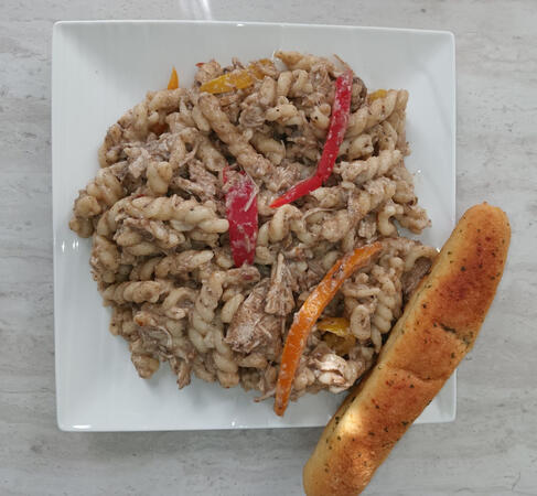 creamy jerk chicken pasta